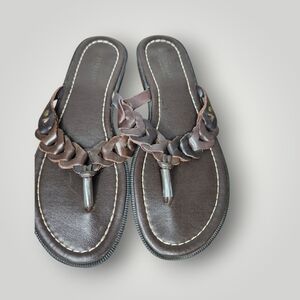 Seychelles Brown Braided Women's Sandals size 6
